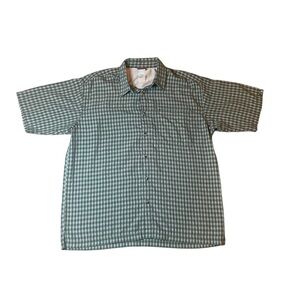 THE NORTH FACE Mens Short Sleeve Shirt Top XL Green Extra Large Active Casual‎